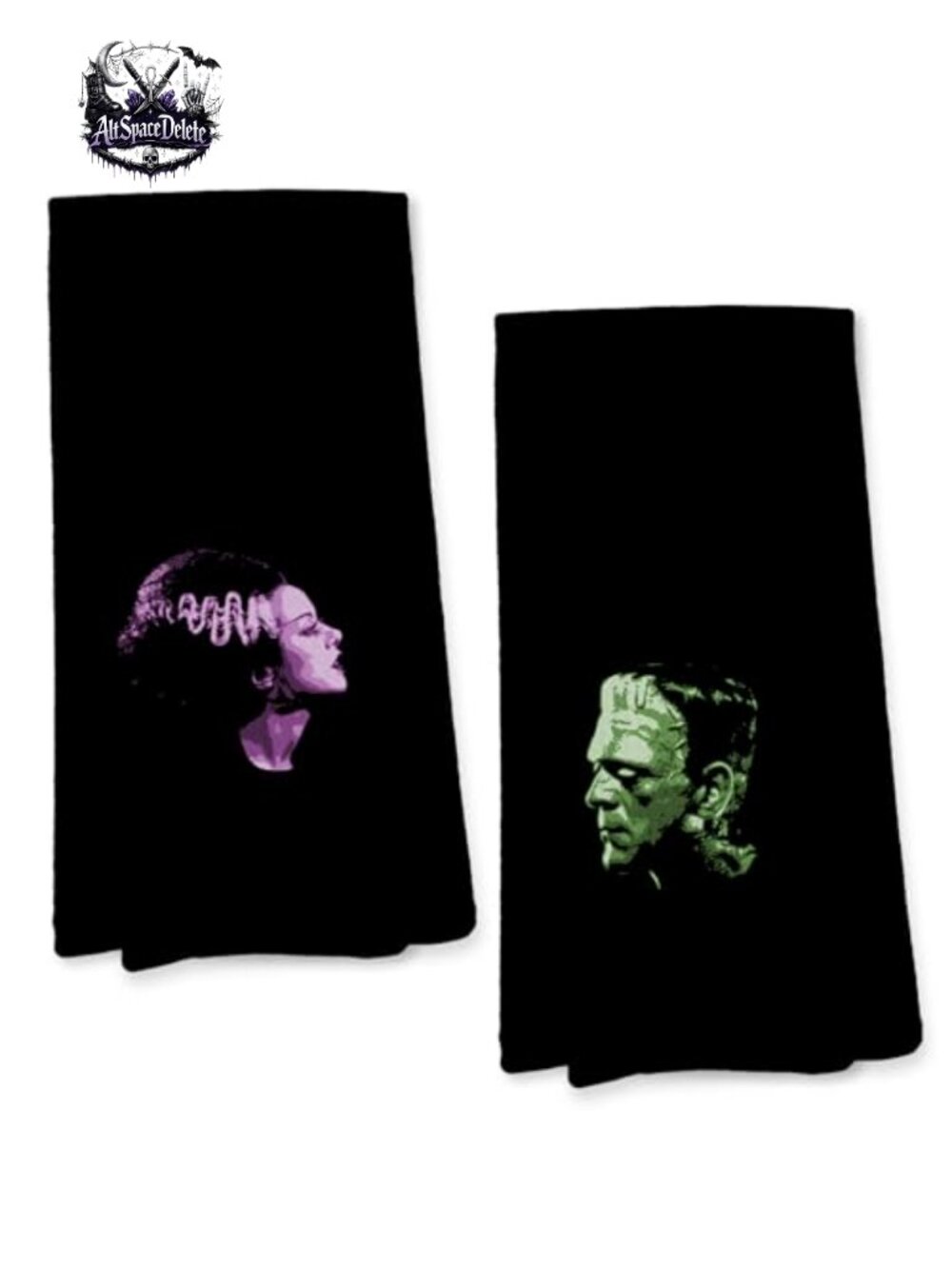 Gothic Couple Kitchen Towels 16x24 Inch Dish Tea Towels Home Bar Decor
